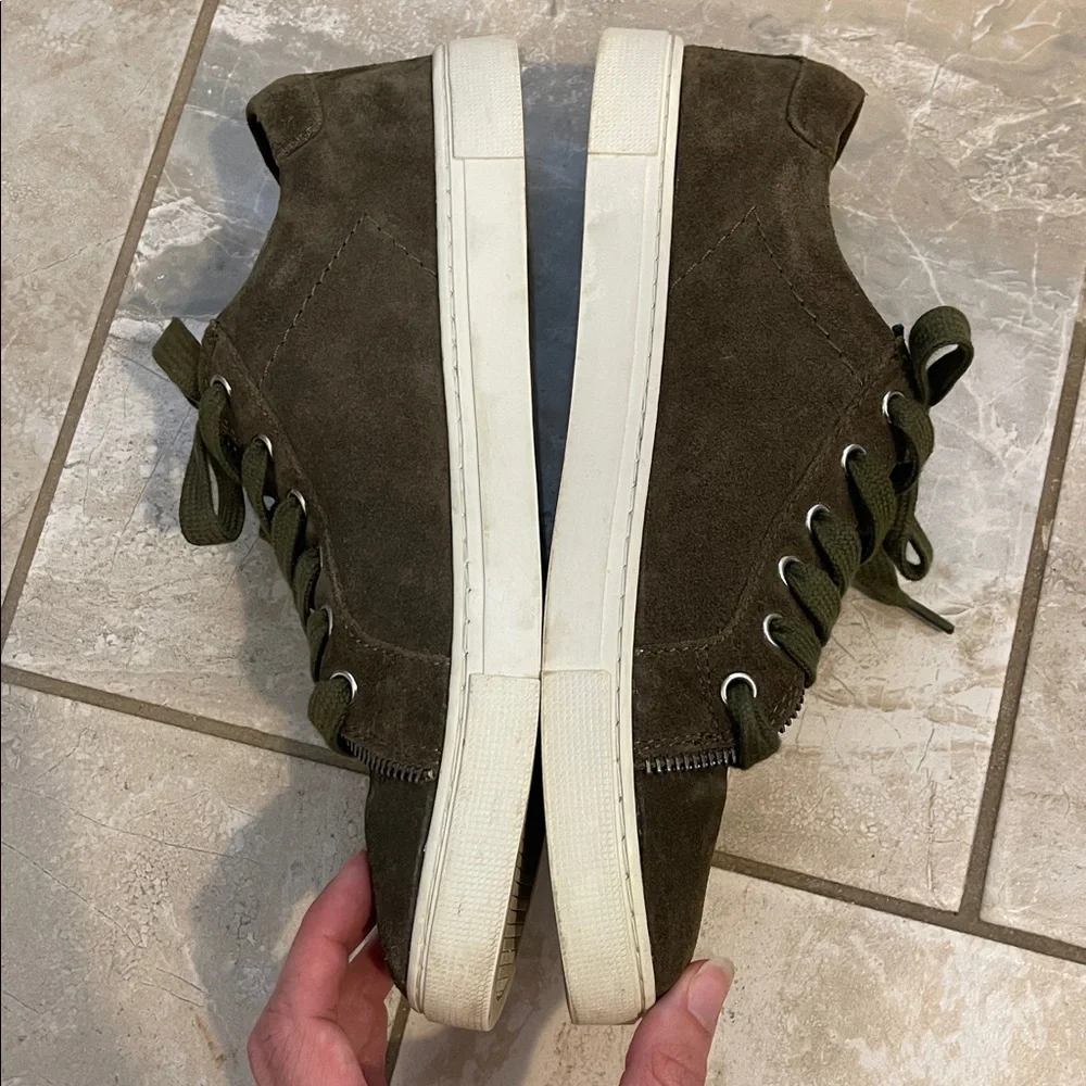 Frye & Co Sindy Suede Leather Sneakers 9M Low Top Fall